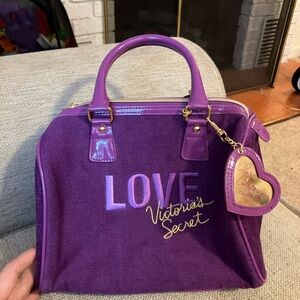 Victoria secret purple love bag